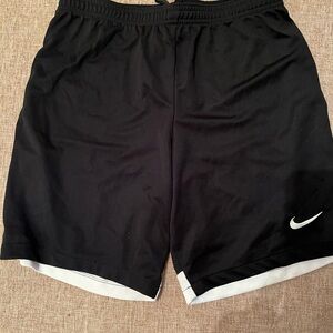 Nike Men's Athletic Shorts in Black with White Trim